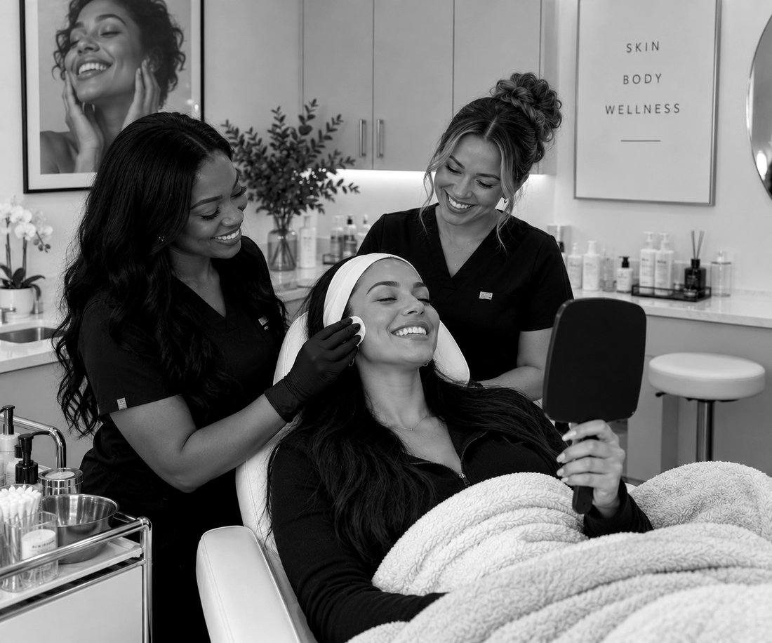 Patient consultation at a med spa